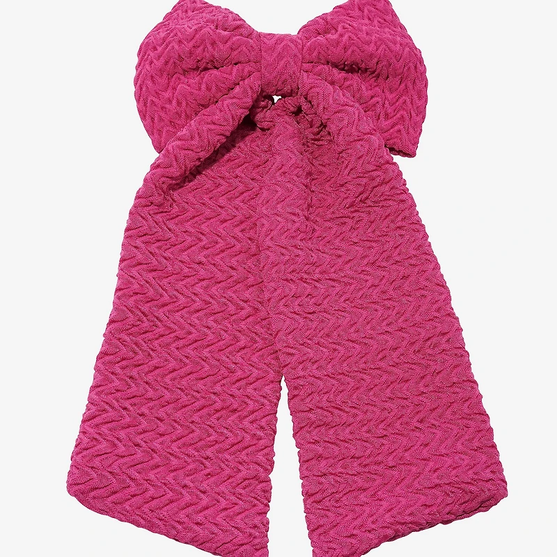 Arizona Pink Textured Hair Bow