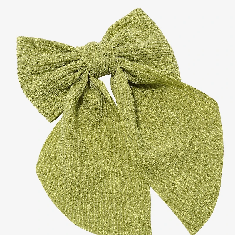 Arizona Green Textured Hair Bow