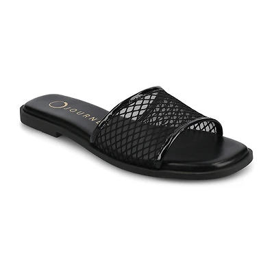 Journee Collection Womens Breckley Flat Sandals