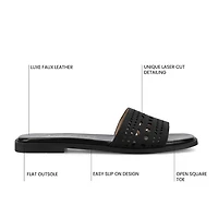 Journee Collection Womens Brodie Flat Sandals