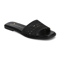 Journee Collection Womens Brodie Flat Sandals