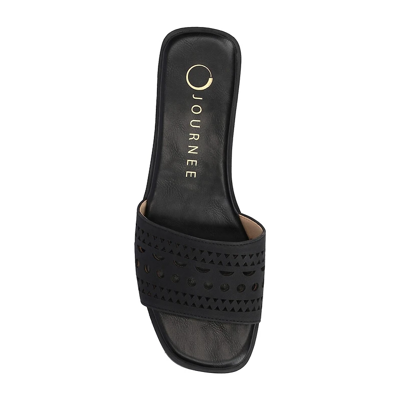 Journee Collection Womens Brodie Flat Sandals