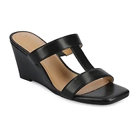 Journee Collection Womens Clodie Wedge Sandals