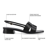 Journee Collection Womens Tabatha Heeled Sandals