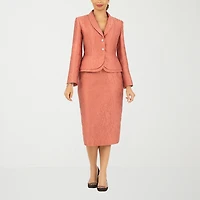 Giovanna Signature 2-pc. Brocade Skirt Suit-Plus