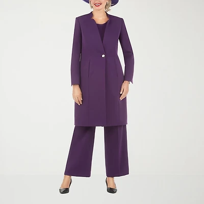 Giovanna Signature Womens-Plus 3-pc. Pant Suit