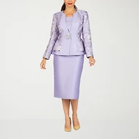 Giovanna Collection 3-pc. Brocade Skirt Suit