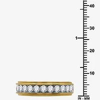 (H-I / I1) 1 CT. T.W. Lab Grown White Diamond 10K Gold Wedding Band