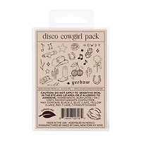 Inked By Dani Disco Cowgirl Temporary Tattoo Pack