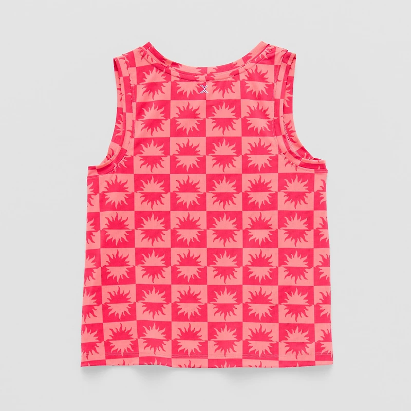 Xersion Performance Little & Big Kid Girls Crew Neck Sleeveless Active Tank Top