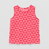 Xersion Performance Little & Big Kid Girls Crew Neck Sleeveless Active Tank Top