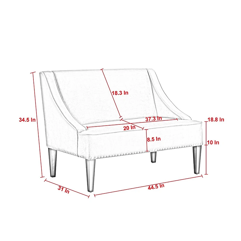 Inspired Home® Rosalie Tufted Bench