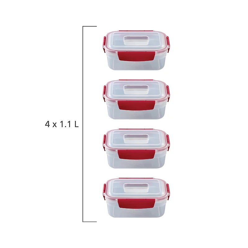Joseph Joseph Nest Lock 8-pc. Rectangular Food Storage Set