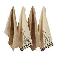 Design Imports Pairs 4-pc. Dish Towel Set
