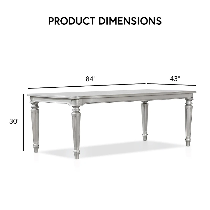 Furniture of America™ Melodi Parc Rectangular Wood-Top Dining Table