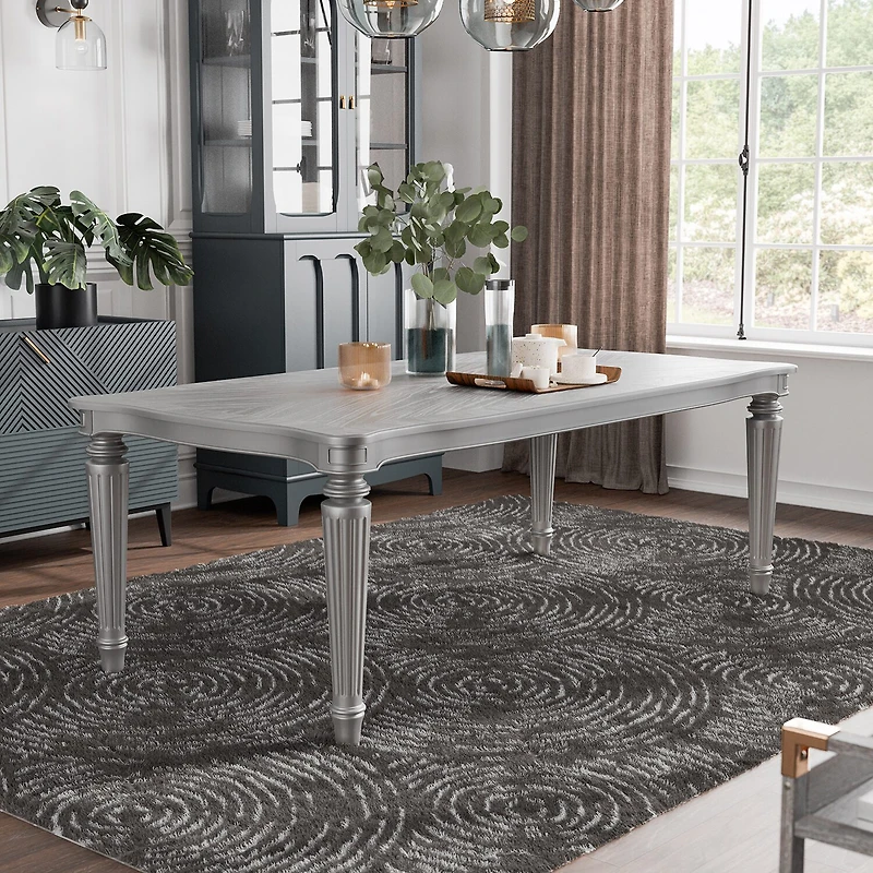 Furniture of America™ Melodi Parc Rectangular Wood-Top Dining Table