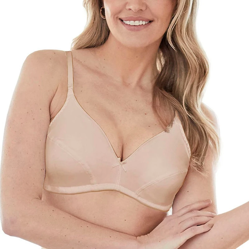 Bestform Cotton Wireless Bra with Lightly Lined Cups 2pk- 5006255