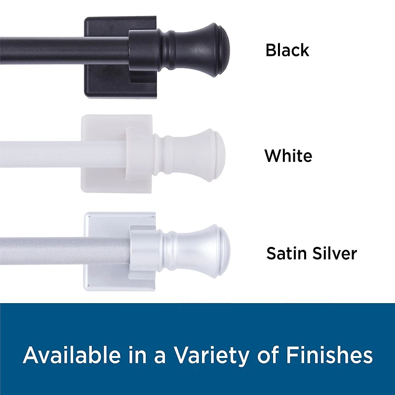 Kenney Cameron 7/16 Adjustable Curtain Rod