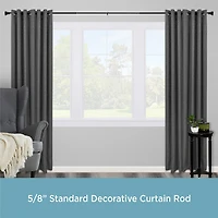 Kenney Seville Square 5/8 Adjustable Curtain Rod
