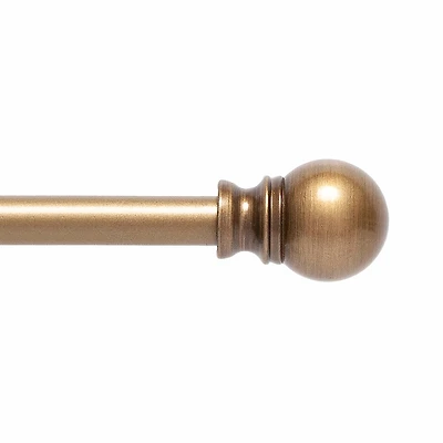 Kenney Davenport Petite Ball 1/2 Adjustable Curtain Rod