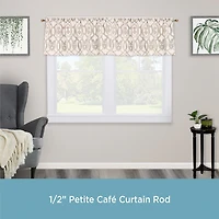 Kenney Davenport Petite Ball 1/2 Adjustable Curtain Rod