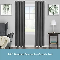 Kenney Alanis Ball 5/8 Adjustable Curtain Rod