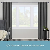 Kenney Mae Ball 5/8 Adjustable Curtain Rod
