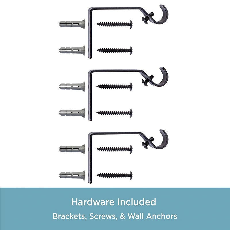 Kenney Harris 1/2 Adjustable Curtain Rod