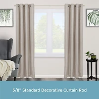 Kenney Rachel 5/8 Adjustable Curtain Rod