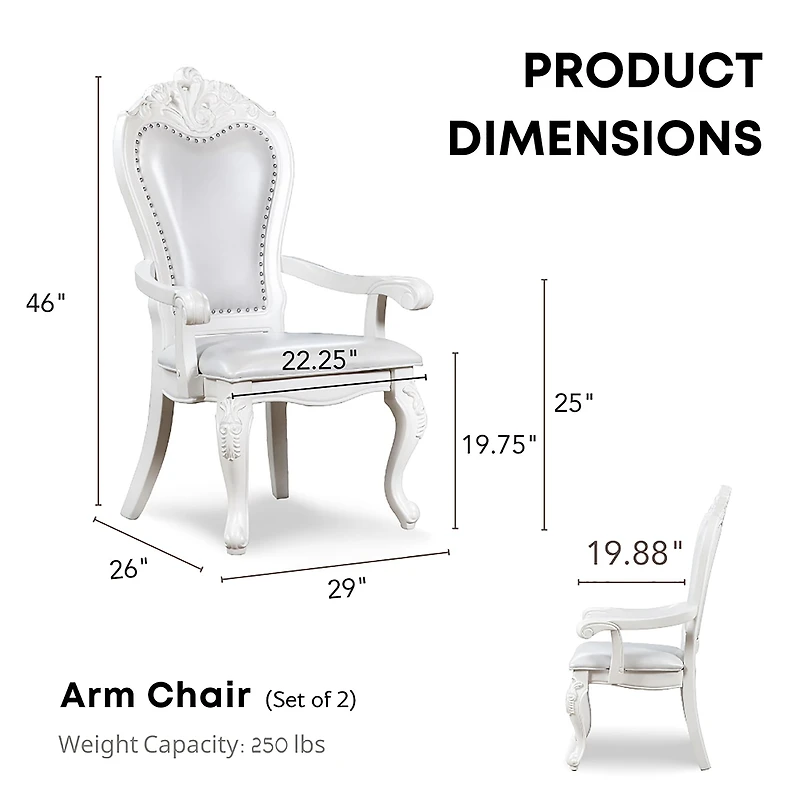 Furniture of America™ 2-pc. Upholstered Dining Chair
