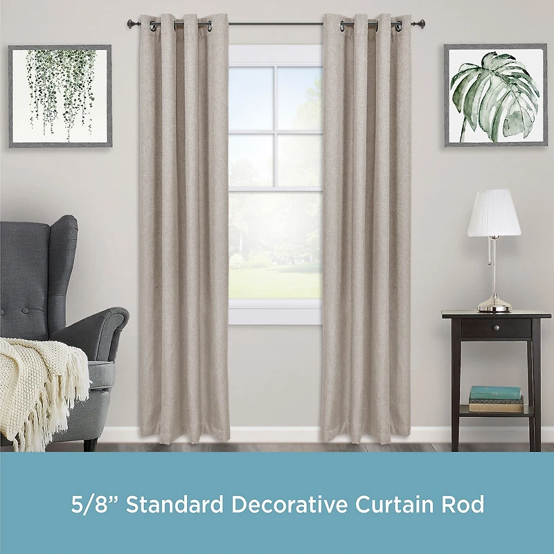 Kenney Sanders 5/8 IN Adjustable Curtain Rod