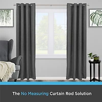 Kenney Vance 5/8 Adjustable Curtain Rod