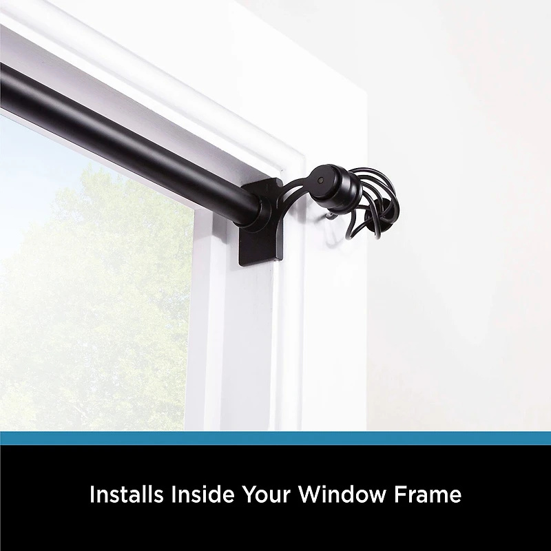 Kenney Tate 5/8 IN Adjustable Curtain Rod