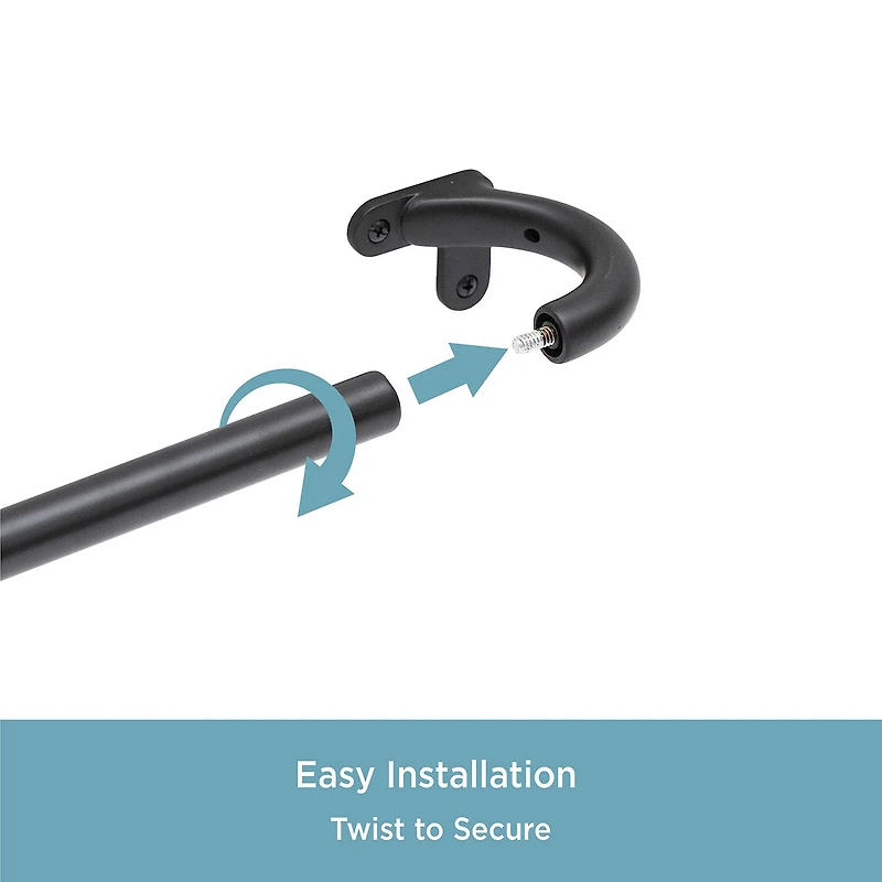 Kenney Wrap 3/4 Adjustable Curtain Rod
