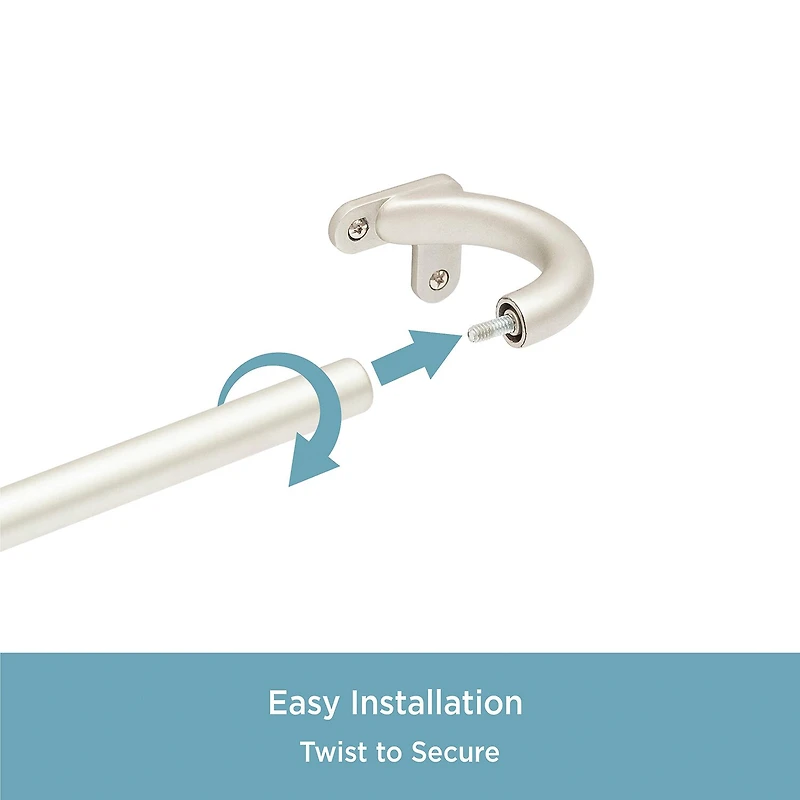 Kenney Wrap 3/4 IN Adjustable Curtain Rod
