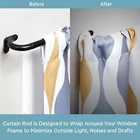 Kenney Wrap 3/4 Adjustable Curtain Rod