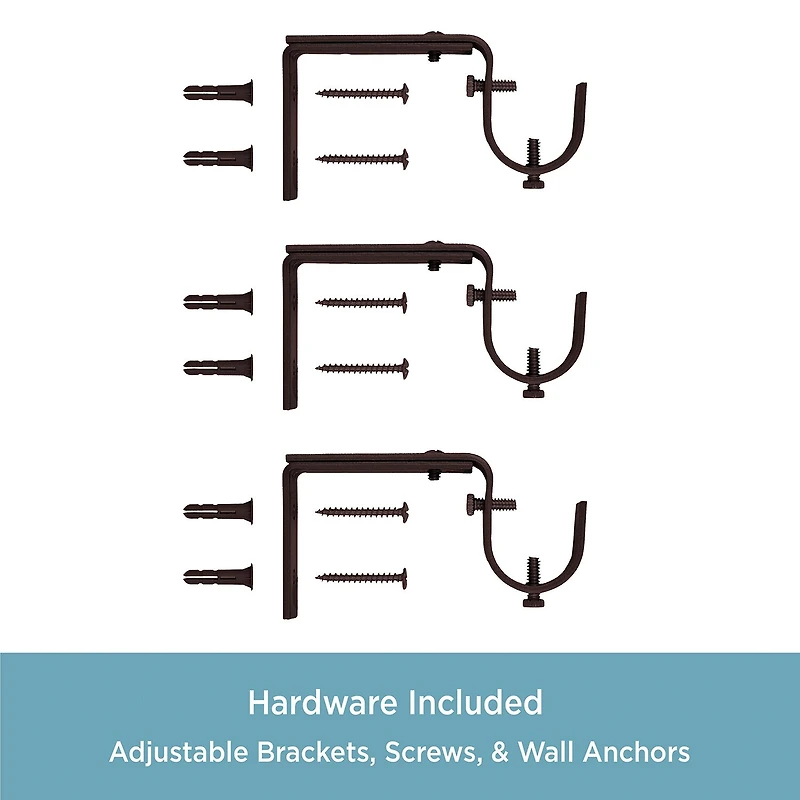 Kenney Cate 1 IN Adjustable Curtain Rod