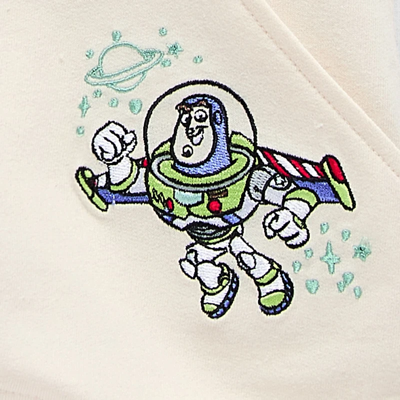 Baby Boys 2-pc. Buzz Lightyear Toy Story Woody Shortall Set