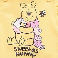 Baby Girls 2-pc. Winnie The Pooh Shortall Set