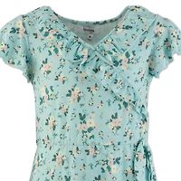 Speechless Big Kid Girls Short Sleeve Flutter A-Line Dress