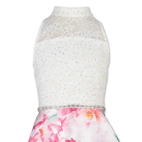 Speechless Big Kid Girls Plus Sleeveless Fit + Flare Dress