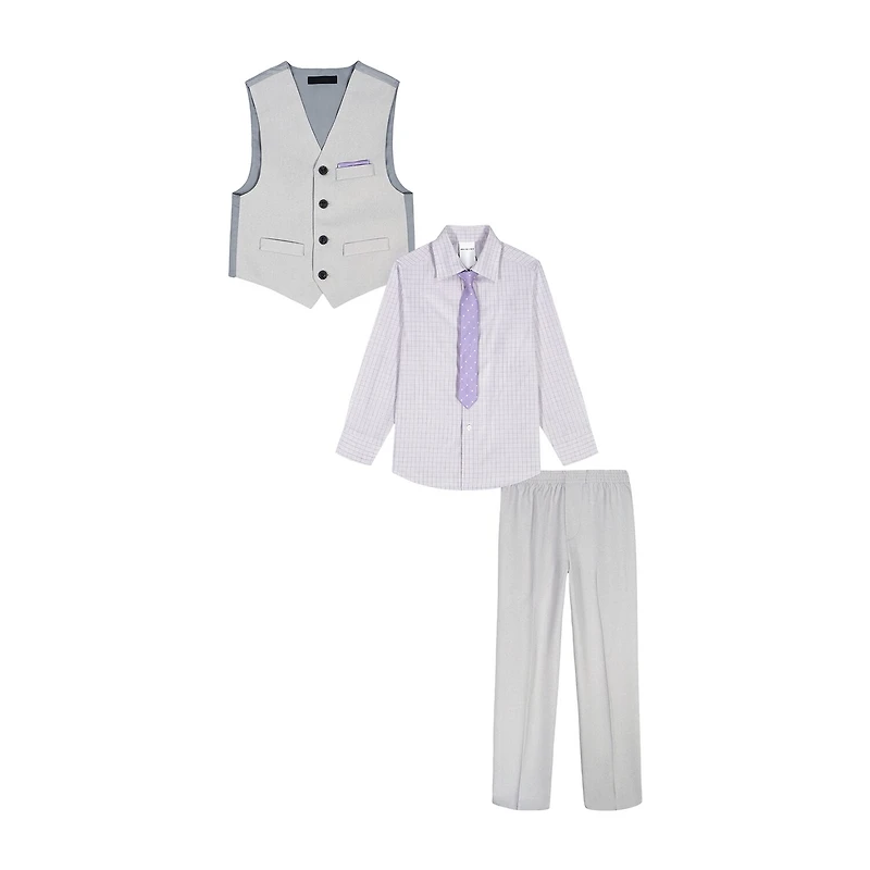 Van Heusen Little & Big Kid Boys 4-pc. Suit Set