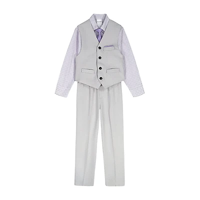 Van Heusen Little & Big Kid Boys 4-pc. Suit Set