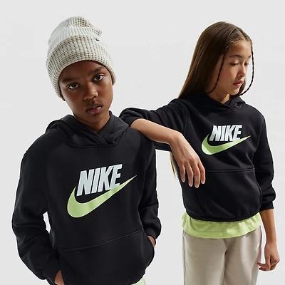 Nike Club Big Kid Unisex Long Sleeve Fleece Active Hoodie