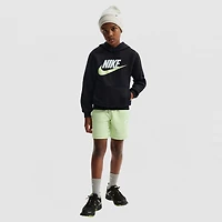Nike Club Big Kid Unisex Long Sleeve Fleece Active Hoodie