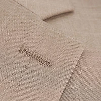 Haggar Smart Wash Mens Classic Fit Plaid Suit Jacket