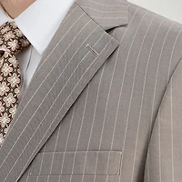 Haggar JMH Mens Classic Fit Striped Suit Jacket
