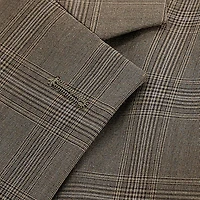 Haggar JMH Mens Classic Fit Plaid Suit Jacket
