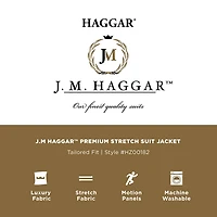 Haggar JMH Premium Mens Stretch Fabric Classic Fit Suit Jacket
