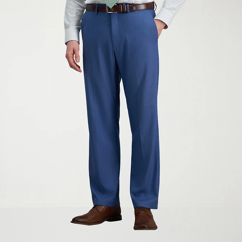 Haggar JMH Premium Stretch Mens Classic Fit Flat Front Suit Pant